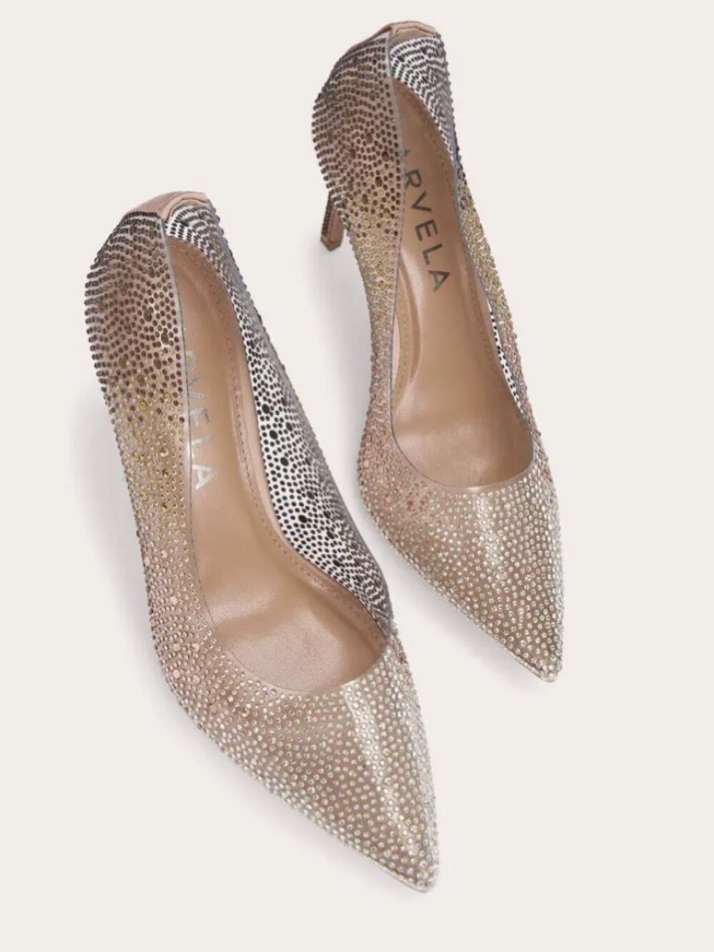 Carvela Lovebird vinyl heel - Blush 38.5 - US 8